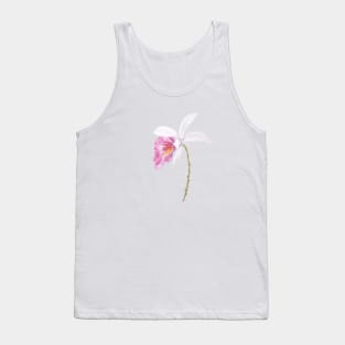 one pink orchid flower 2021 Tank Top